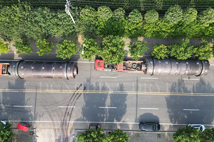 Fly Ash Rotary Dryer is Going to be Shipped to Our Customer